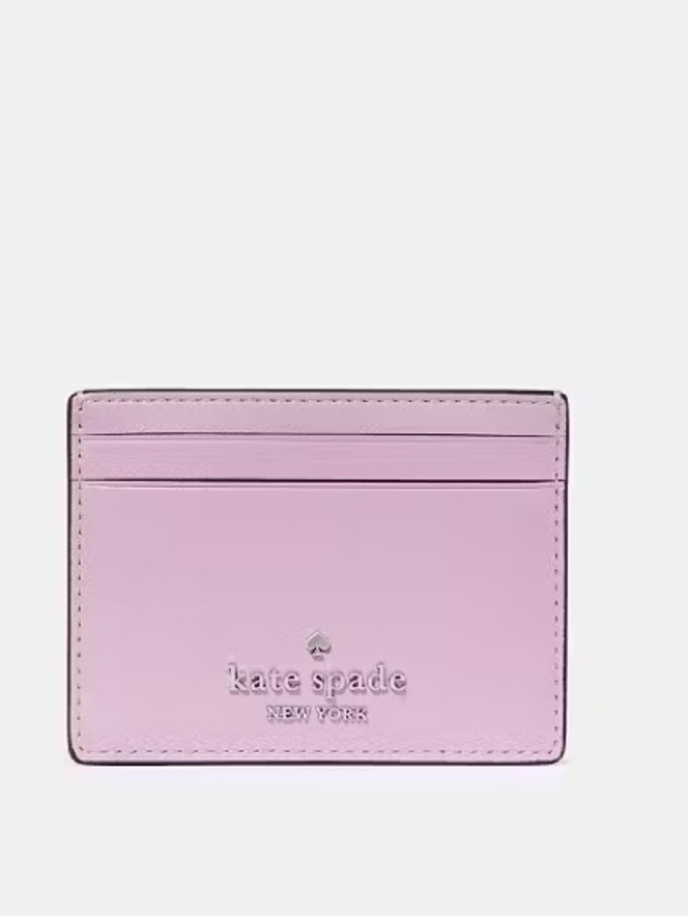 NWT Kate Spade Small Slim Card Holder• Lavender frost